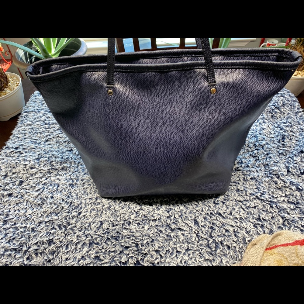 Navy blue coach tote - Picture 3 of 6